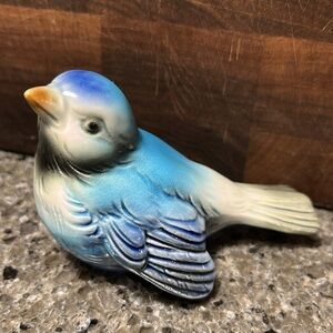 Goebel Vintage West Germany porcelain bird sparrow bluebird figurine CV72